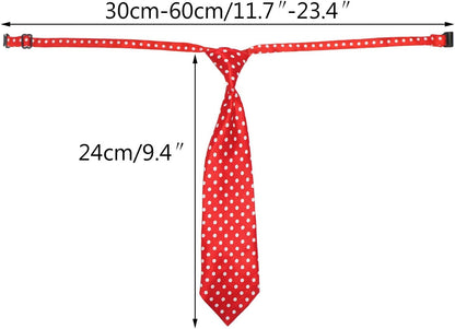 Stylish Dog Bow Ties for Large Pets - Adjustable Neck Tie Set for Every Occasion - Perfect for Valentine's Day, Holidays, Weddings, and More!