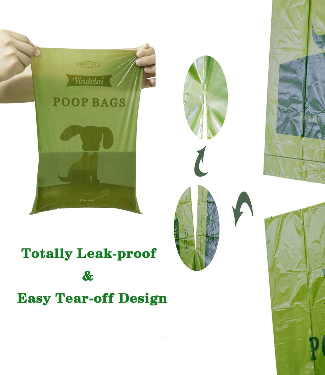 Eco-Friendly Biodegradable Dog Poop Bags - Leak Proof, Scented with Dispenser - 450 Count for Hassle-Free Cleanup