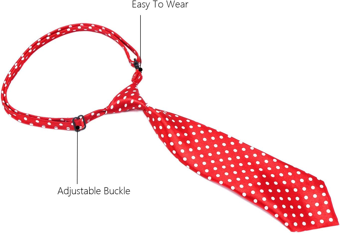 Stylish Dog Bow Ties for Large Pets - Adjustable Neck Tie Set for Every Occasion - Perfect for Valentine's Day, Holidays, Weddings, and More!
