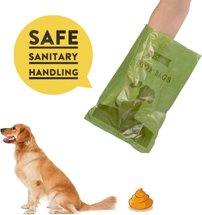 Eco-Friendly Biodegradable Dog Poop Bags - Leak Proof, Scented with Dispenser - 450 Count for Hassle-Free Cleanup