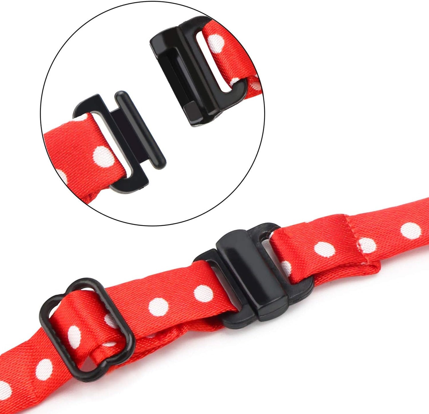 Stylish Dog Bow Ties for Large Pets - Adjustable Neck Tie Set for Every Occasion - Perfect for Valentine's Day, Holidays, Weddings, and More!