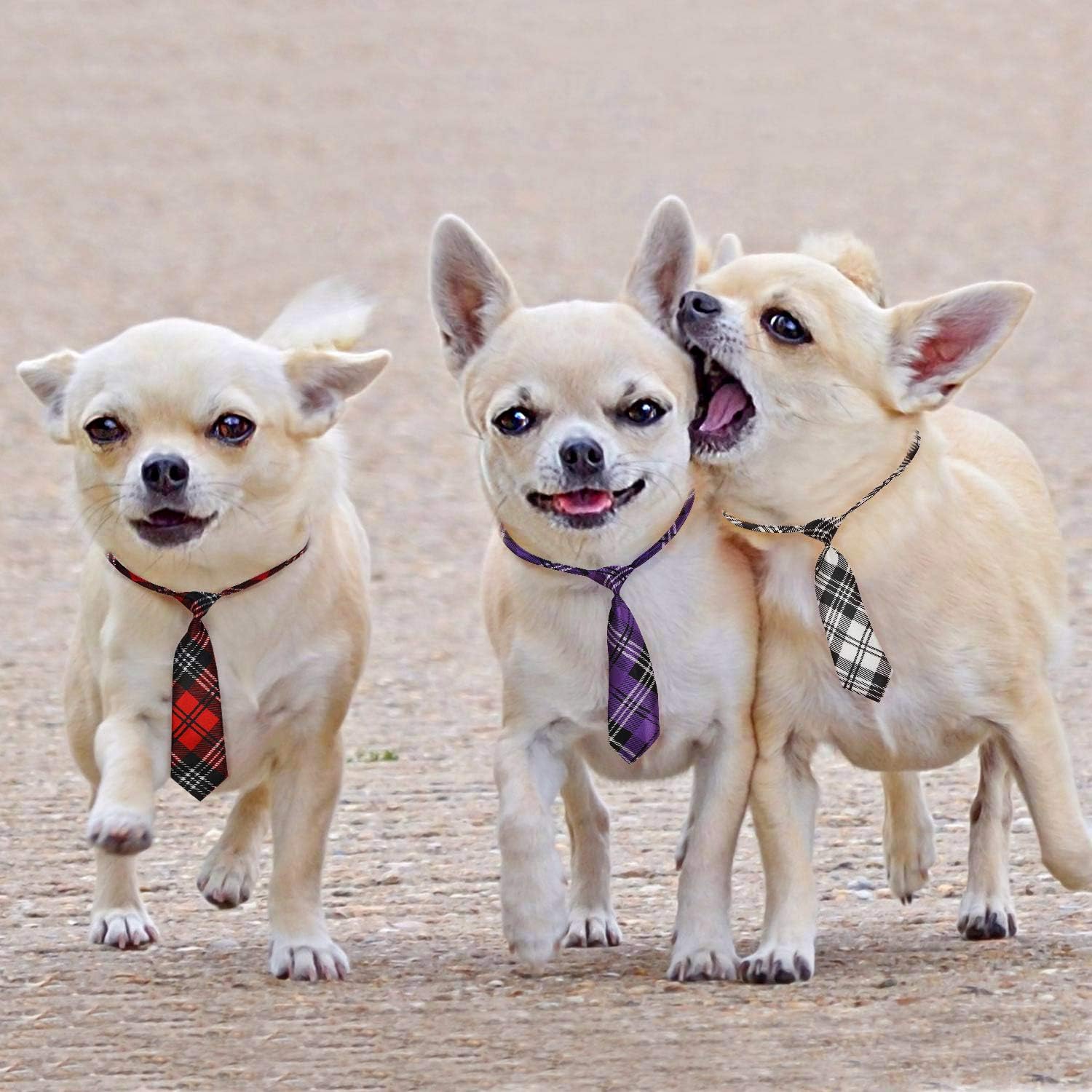 Stylish Dog Bow Ties for Large Pets - Adjustable Neck Tie Set for Every Occasion - Perfect for Valentine's Day, Holidays, Weddings, and More!